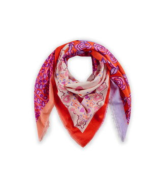 Codello Sjaal Square Pattern Mix