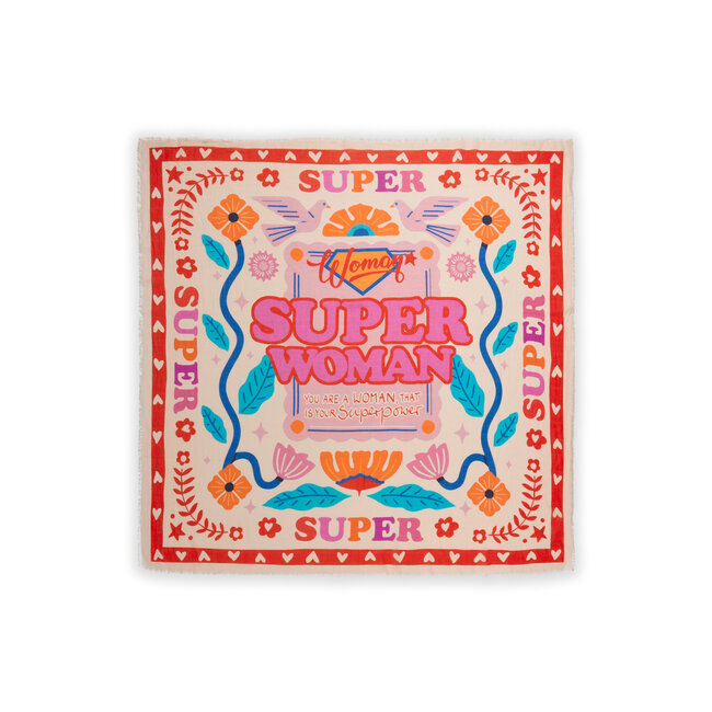 Codello Sjaal Square Pattern Mix