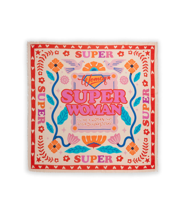 Codello Sjaal Square Pattern Mix