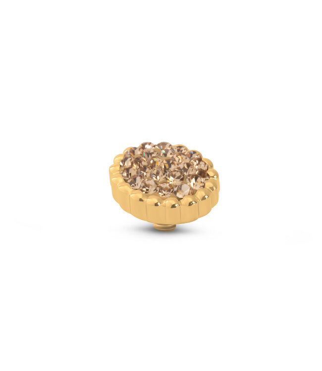 MelanO TW Bali flat stone Champagne