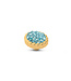 MelanO TW Bali flat stone Turquoise