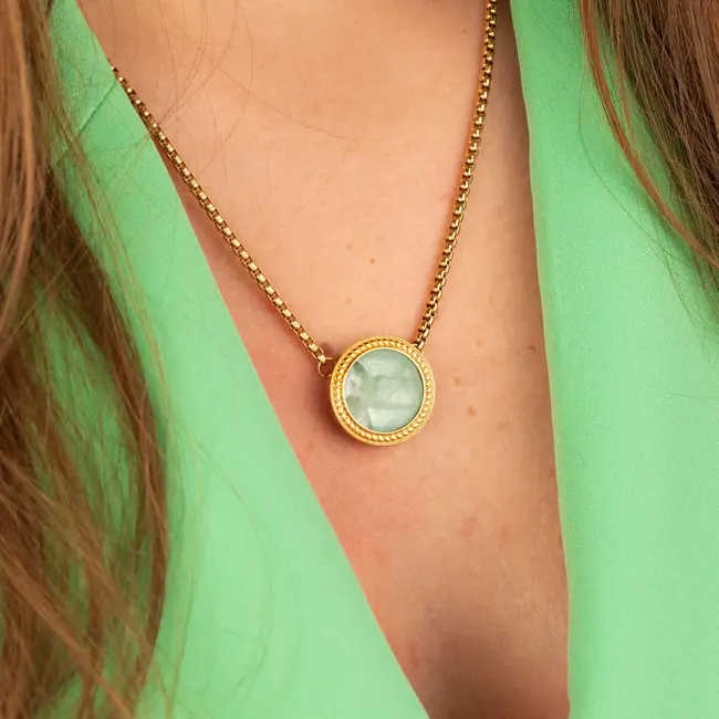 MelanO KO Gem Cord Yellow calcite