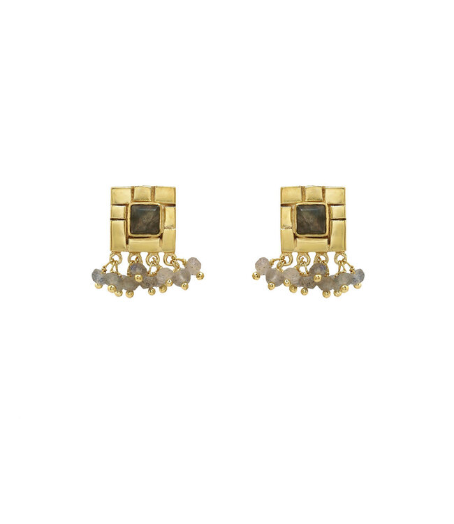 Christine Bekaert Oorring Aurea Small Stud/Labradorite