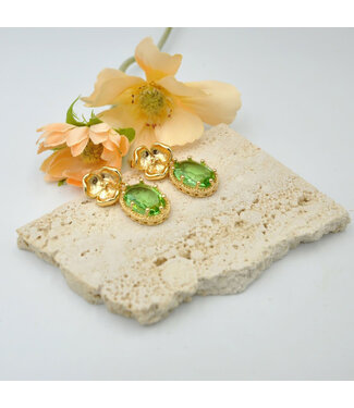 Maison Cachet Oorring Fleurs Chrysolites