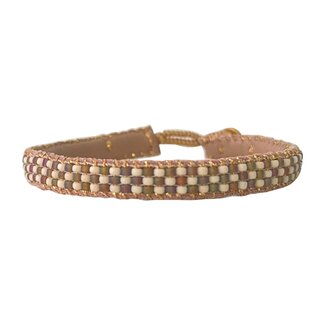 Ibu Jewels Armband Raindrop Mocca