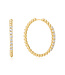 Ania Haie Oorring Large Claw Sphere Beaded Hoop