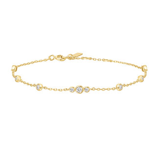 Ania Haie Armband Sparkling Bezel Cubic Zirconia Station