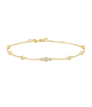 Ania Haie Armband Sparkling Bezel Cubic Zirconia Station