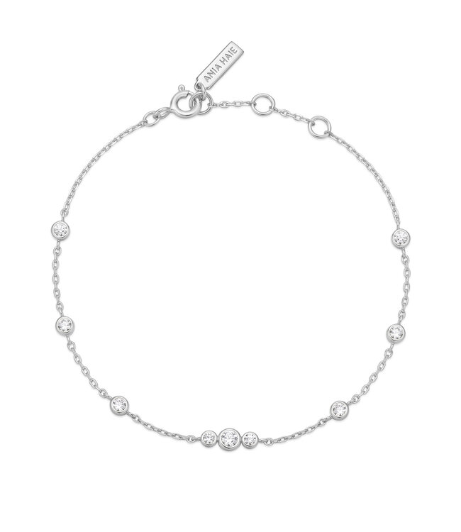 Ania Haie Armband Sparkling Bezel Cubic Zirconia Station