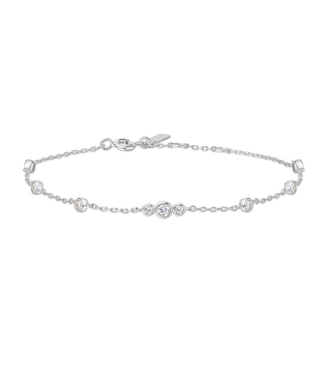 Ania Haie Armband Sparkling Bezel Cubic Zirconia Station