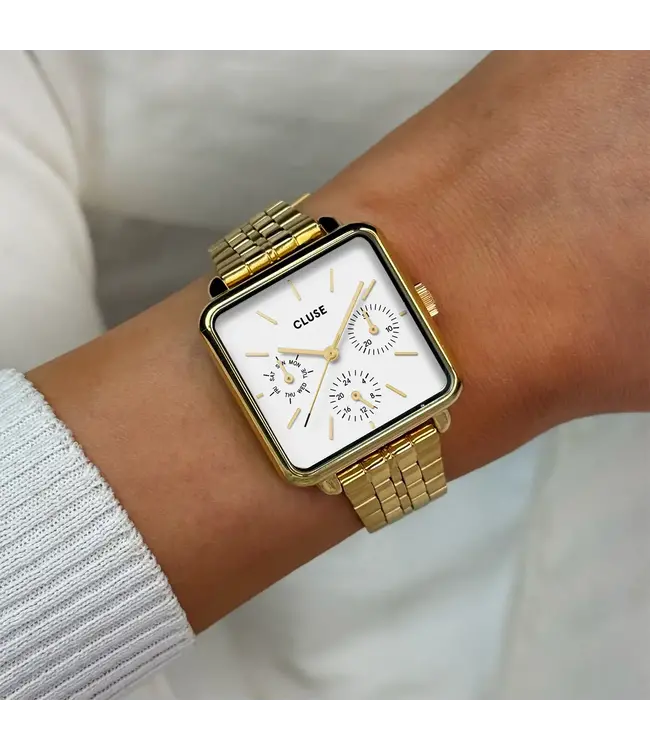 Cluse Uurwerk La Tétragone Multifunction Gold