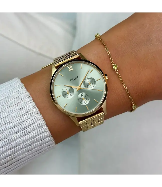 Cluse Uurwerk Minuit Multifunction, Sage