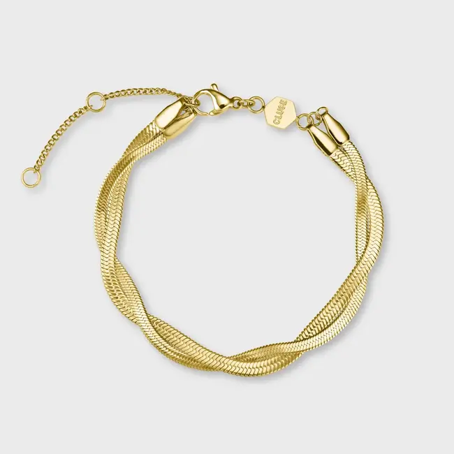 Cluse Armband Élevé Twisted Snake, Gold Colour