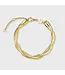 Cluse Armband Élevé Twisted Snake, Gold Colour