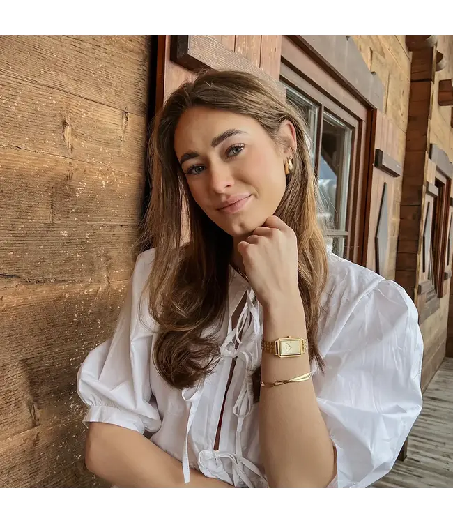 Cluse Armband Élevé Twisted Snake, Gold Colour