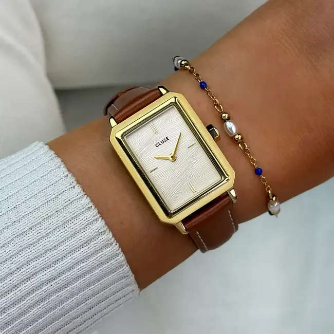 Cluse Uurwerk Fluette Leather, Nut