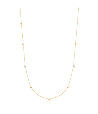 Ania Haie Halsketting Bezel Cubic Zirconia Station