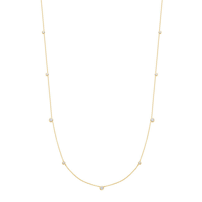 Ania Haie Halsketting Bezel Cubic Zirconia Station