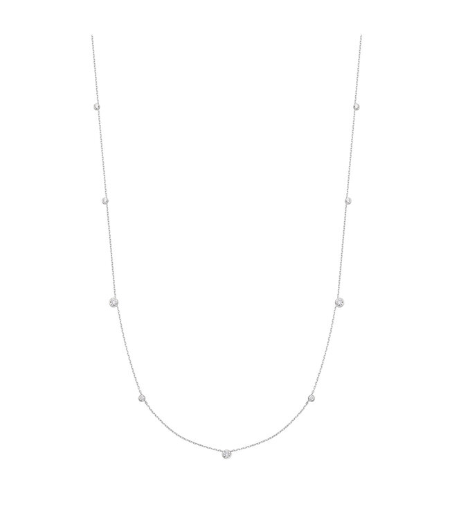 Ania Haie Halsketting Bezel Cubic Zirconia Station