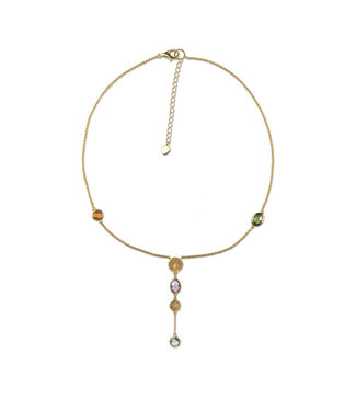 Silver Rose Halsketting Lineke Goud