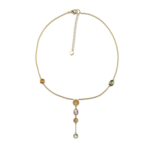 Silver Rose Halsketting Lineke Goud