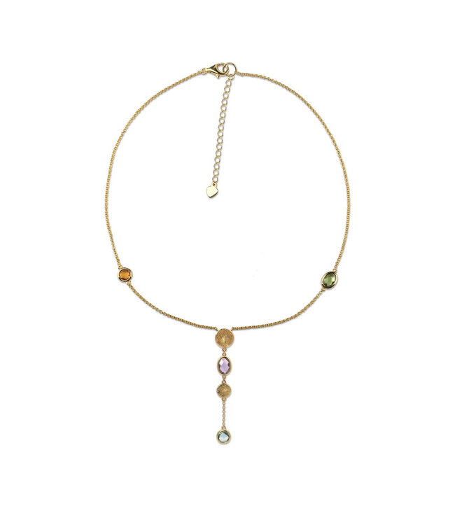 Silver Rose Halsketting Lineke Goud