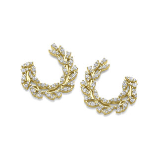 Silver Rose Oorring Melanie