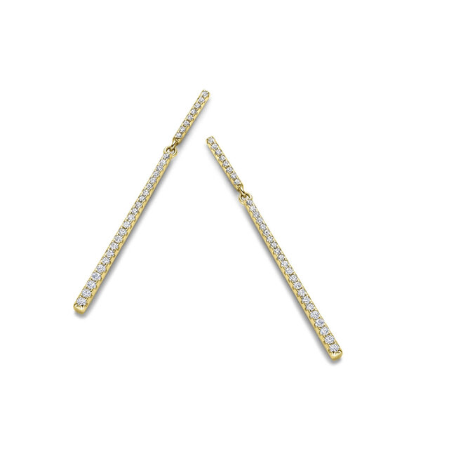 Silver Rose Oorring Hannelore