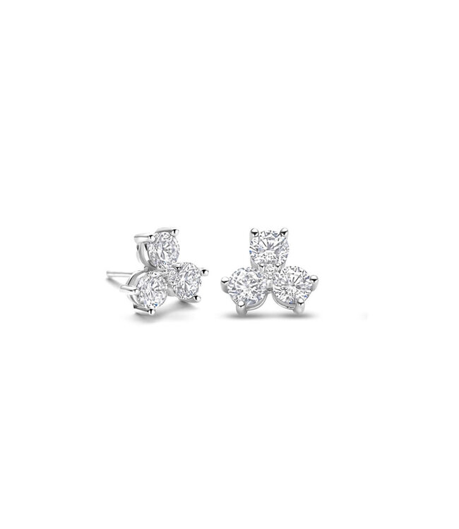 Silver Rose Oorring Katho