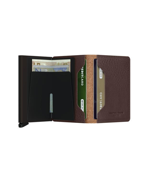 Secrid Slimwallet Veg espresso brown