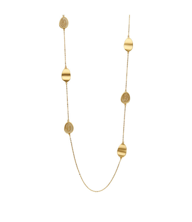 Les Cordes Halsketting Ximonlang Beige