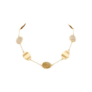 Les Cordes Halsketting Ximon Beige