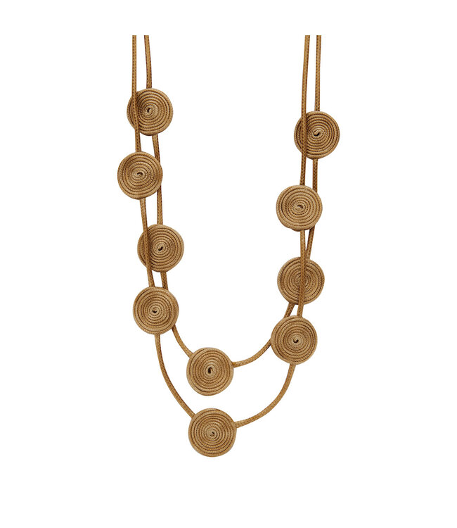 Les Cordes Halsketting Urtis Beige