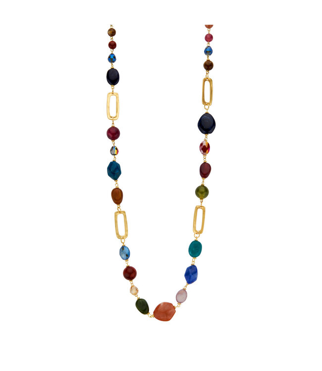 Les Cordes Halsketting Pan86 Multicolor