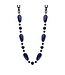 Les Cordes Halsketting Klaudia Donkerblauw