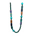 Les Cordes Halsketting Kesia Blauw