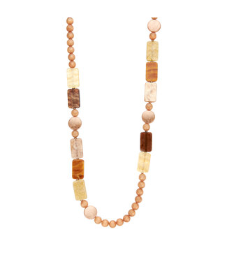 Les Cordes Halsketting Kesia Beige