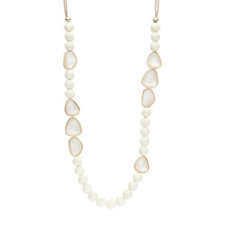 Les Cordes Halsketting Kerano Ecru