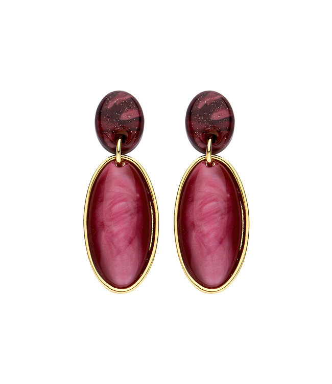 Les Cordes Oorring Karla Aubergine