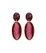 Les Cordes Oorring Karla Aubergine