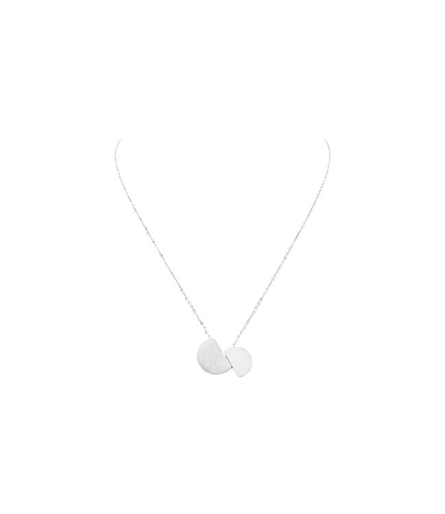 Les Cordes Halsketting Efran Zilver