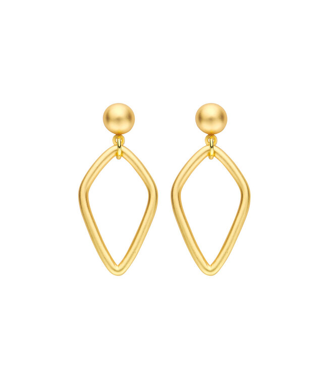 Les Cordes Oorring Door Goud Mat