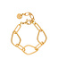 Les Cordes Armband Door Goud Mat