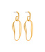 Les Cordes Oorring Deef Goud Mat