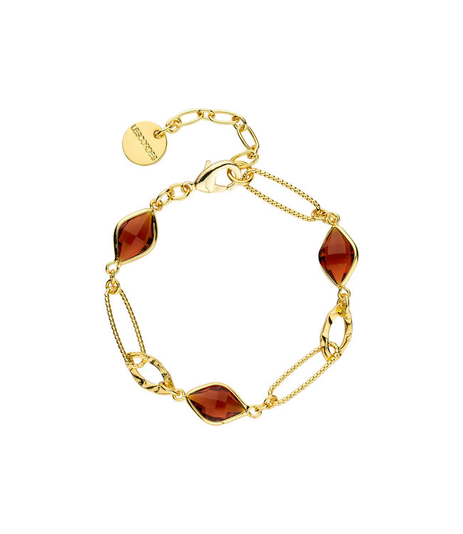 Les Cordes Armband Dacio Cognac