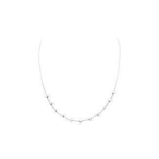 Les Cordes Halsketting Aaf Zilver