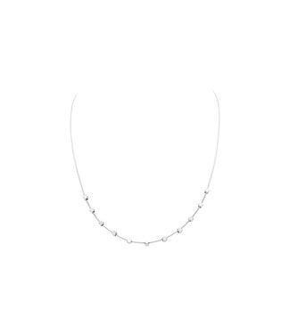 Les Cordes Halsketting Aaf Zilver