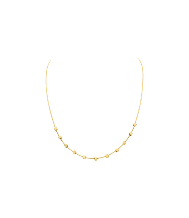 Les Cordes Halsketting Aaf Goud