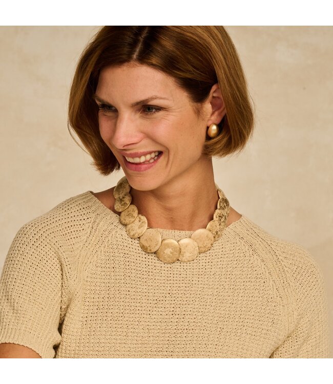 Les Cordes Halsketting Ural Beige