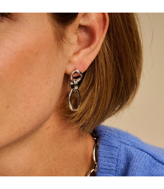 Les Cordes Oorring Damini Zilver